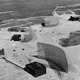 Aerial view of three radar stations at the Ballistic Missile Early Warning System in Anderson, Alaska, in 1962. Image: Wikimedia